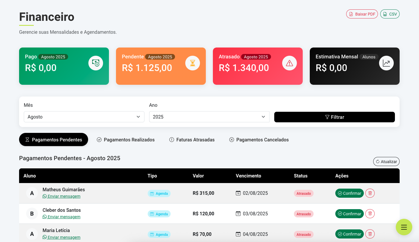 Controle Financeiro